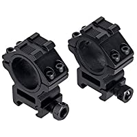 FOCUHUNTER De Alto Perfil 1&quot- Anillo de Dovetail - 30mm-25.4mm Anillo del Montaje del Rifle Adapter Weaver-Picatinny Rail…